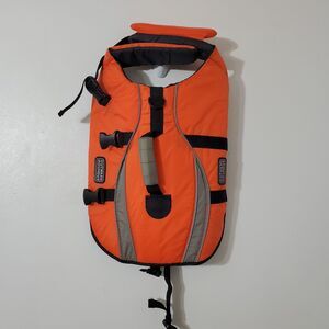 Outward Hound Granby Splash Dog Life Jacket Size Small Safety Preserver Orange